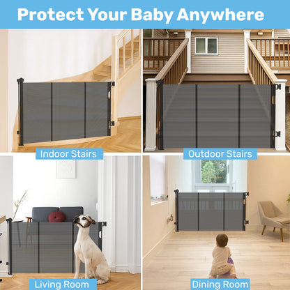 Retractable Mesh Safety Gate