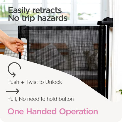 Retractable Mesh Safety Gate