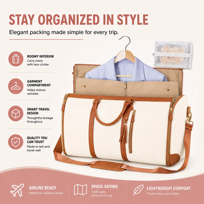 Large Capacity Foldable Travel Duffle Bag