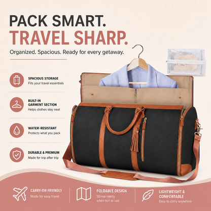Large Capacity Foldable Travel Duffle Bag