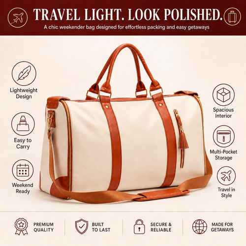 Large Capacity Foldable Travel Duffle Bag